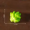 Paisagem em miniatura, rabanete, milho e vegetais alimentares brilhantes criativos e realistas, brinquedos, decorações DIY, acessórios de caixa surpresa, pequenos enfeites
