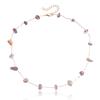 Europa y Estados Unidos joyería transfronteriza ins color playa grava natural irregular collar cadena para el cuello cadena clavicular para mujer venta al por mayor