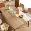 Dopamina Mantel de Mesa de Vidrio Suave Pvc Impermeable y a Prueba de Aceite Mantel Anti-Escaldaduras y Resistente a Altas Temperaturas Dibujos Animados Transparente Protector de Escritorio