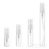 Frasco de Perfume 2ml l3ml 5ml10ml Frasco de Vidro Transparente Pequeno Portátil Mini Frasco Borrifador de Amostra