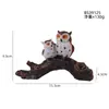Adornos Artesanales de Resina de Animales para Madre e Hijo Creativos Transfronterizos Adornos para Jardín Exterior, Patio, Balcón, Plantas en Maceta