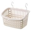 Cesta Colgante Cesta de Almacenamiento Cesta Pequeña para Colgar en la Pared Cocina Baño Cesta Gancho Cosméticos Cesta Colgante de Plástico Moderna para Baño