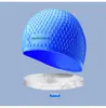 Nueva Gorra de Natación Grande para Mujer Japonesa y Coreana Moda para Adultos de Silicona Antideslizante Impermeable No Elástica Multicolores Protección para los Oídos Gorra de Natación