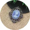 Plata antigua en stock aleación cristal ovalado cuatro diamantes flor de ciruelo ropa accesorios para el cabello plato de flor hebilla de diamante accesorios DIY combinables