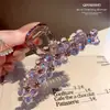 Pinza para el Cabello de Cristal Pesado Elegante Vintage Full Diamante Pinza de Tiburón Grande para Peinados Recogidos, Pasador de Agarre Fuerte Nuevo Accesorio para el Cabello Tendencia 2025