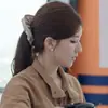 Accesorios para el Cabello Estilo Celebridad Coreana, Diadema de Perlas de Corona Alta, Pinza para el Cabello Estilo Zhao Lusi, Versátil para la Parte Posterior de la Cabeza