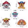 Etiqueta bordada por ordenador Jianxing New Wangwang Team Spot, pegatinas de tela bordadas, pegatinas decorativas para ropa infantil, pegatinas de parche