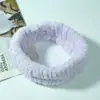 Muñequera de Felpa para Lavado Facial, Manga a Prueba de Agua, Artefacto Absorbente de Franela, Muñequera Anti-salpicaduras, Diadema para el Cabello, Traje