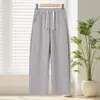 Pantalones de chándal casual versátiles para mujer, estilo primavera/otoño 2026, pantalones rectos de moda estilo mamá, cintura alta, adelgazantes, pantalones casuales talla grande