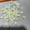 Peça Esculpida de Flor de Peônia de Jade, Placa de Nuvem Auspiciosa e Fortuna, Placa de Flor, Flor de Osmanthus de Cinco Pétalas, Acessórios de Jade, Acessórios para Pulseira Atacado