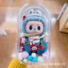 Labubu Vinilo Bebé Bolsa Muñeca de Algodón Bolsa para Salir 19cm Bolsa de Dolor Muñeca de Peluche A prueba de Polvo Secado Bolsa de Bebé