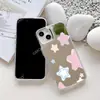 Transfronterizo Nuevo Producto Sencillo y Elegante Rosa Estrella Manzana 18Pro Chica Dulce Funda para Teléfono Iphone17 Funda Espejo para Teléfono