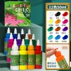 Traje de pigmento acrílico Marley al por mayor 100ML Pintura de pared de pigmento Bingene DIY de uso común 12 colores 24 colores 36 colores 48 colores
