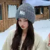 Nuevo Sombrero Lavable con Agua a Alta Temperatura para Hombres y Mujeres, Sombrero de Punto Cálido y Agradable para la Piel, Hace que la Cara Parezca Más Pequeña, Sombrero de Lana, Temporada de Otoño e Invierno, Protección para las Orejas de Mujer, Moderno