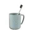 Vaso para cepillo de dientes taza de dientes taza de cepillado de dientes taza para enjuagar estudiante dormitorio ins simple pareja plástico hogar alto valor estético