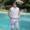 Traje de Baño Pareja Luna de Miel Verano Estilo Coreano ins Conservador Floral Cintura Alta Pantalones de Pierna Ancha Unisex Traje de Baño Pareja AliExpress