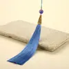 16cm boca de pez borla borla larga torre de cuatro esquinas hilo de poliéster pendiente colgante para oreja accesorios para ropa colgante accesorios