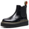 Leiyu 2976 Botas Chelsea Femininas Plataforma Botas de Motocicleta Couro Genuíno Britânico Botas de Ferramenta Elevadas Slip-on Transfronteiriço