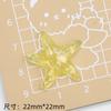 Estrella de Mar Brillante de Dibujos Animados Accesorios de Pegamento de Crema Hebilla Creativa para Zapatos Material Accesorios de Resina Joyería DIY Pasador de Pelo