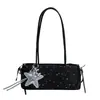 Bolso de Hombro Transfronterizo 2026 Nuevo Estilo Coreano Cielo Estrellado Bolso de Mano Simple Lunares Casual para Viajero Bolso de Axila para Mujer