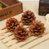Accesorios de Foto de Piña Grande Materiales de Manualidades de Aprendizaje para Jardín de Infancia Adornos de Piña Navideños Decoraciones Navideñas del Norte