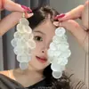 ¡Son los Pendientes Perfectos para Caras Cuadradas y Redondas! Pendientes Exagerados de Borla con Flores Que Son Particularmente Hermosos y Vivos