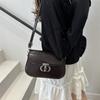 Bolsa Quadrada Pequena Vintage de Nicho Bolsa Elegante de Axila para Mulheres Nova Moda Bolsa de Ombro de Corrente Versátil Bolsa Transversal Ins