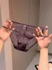 Nuevas Bragas Sexys de Malla de Encaje 2025 para Mujer con Diseño de Corte Cruzado, Hilo Fino de Puro Deseo con Refuerzo de Algodón Puro