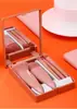 Estuche Portátil Transfronterizo Caja de Maquillaje con Espejo Brocha Multifuncional para Polvos Brocha para Rubor 5 Espejos Caja Belleza Maquillaje