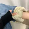 Talla grande Jeans Rectos Estrechos para Mujer Otoño e Invierno forrados de vellón 2024 Nuevo chica gordita Cintura Alta Adelgazantes Pantalones de Pierna Ancha