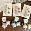 Nuevos y Lindos Clips para el Cabello, Gomas para el Cabello, Pasadores, Pinzas Laterales y Diademas de Tela con Diseño de Hongo y Gatito para Niños
