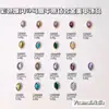 Decoraciones de Uñas de Aleación con Pedrería Marquise Colorida de Moda con Base Metálica Dorada y Plateada