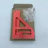 Nueva Regla de Ángulo Recto para Carpintería Regla Triangular Herramienta de Medición Multi-Ángulo Multifuncional Aleación de Aluminio Escala de Marcado
