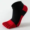 10 Pares Envío Gratis Calcetines de Cinco Dedos para Hombre Calcetines Finos de Verano Transpirables Malla de Empalme Calcetines de Cintura Baja Calcetines de Dedos Divididos Suministro Directo de Fábrica