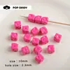 Bolsa pequeña de cubos de queso de colores variados, colgante para teléfono móvil pequeño, joyería, pendientes, pulsera, accesorios de cuentas DIY, cuentas sueltas de colores