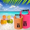 Bolsa de playa de color sólido de fábrica de varias capacidades, bolsa seca impermeable, barril impermeable para exteriores en stock, ventas directas
