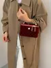 Bolso de caja pequeño estilo Chanel con rombos bordado en hilo moderno versátil cadena pequeño cuadrado nicho alta gama casual bolso de mano de un solo hombro