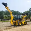 Cargador de Doble Propósito, Diésel, Carga Frontal y Excavación Trasera, Máquina de Doble Propósito Pala-Excavadora