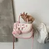 Nova Bolsa Infantil Desenho Animado Mini Moda Fofa Menina Princesa Pequena Princesa Portátil Ombro Transversal