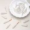 Cuentas de Medio Agujero, Cuentas de Gota de Agua, Perlas de Imitación, Cuentas Sueltas de Colores Brillantes, Accesorios para Joyería DIY, Pendientes, Colgantes para Ropa, Cuentas de ABS