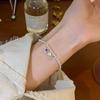 Pulseira Pequena Fresca Cabeça de Pão Feminina Sem Cor Verão Leve Luxo Versátil Nicho Alta Qualidade Novos Acessórios de Pulseira