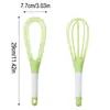 Batidor de Huevos Manual Giratorio de Plástico Transfronterizo para Uso Doméstico en Horneado, Batidor de Crema, Batidora, Utensilios de Cocina en Stock