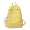Mochila Nueva para Chicas de Secundaria Alta Apariencia Ins Estilo Japonés Linda Doble Correa Casual Ligera Simple Mochila de Viaje