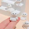 Nueva Decoración de Coche de Cachorro Bichón Frisé Mini, Manualidades Súper Lindas de Resina Regalo, Accesorio para Llavero DIY