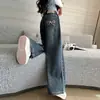 Jeans para Niñas de Primavera y Otoño 2026 Nuevos Pantalones Casuales Estilo Coreano para Niñas Mayores con Lazo Rosa en el Bolsillo Trasero