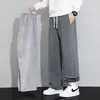 Pantalones Deportivos Especiales Follow para Hombre Otoño Invierno Pierna Ancha Sueltos Caída Suave 2026 Nuevos de Pierna Recta Pantalones de Chándal Casuales para Hombre Otoño Primavera