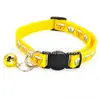 Collar para perro con parche de 1 cm con cascabel collar ajustable para gato collar para mascota suministros