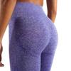 Leggings Deportivas Largas de Yoga de Cintura Alta Ajustadas Populares Europeas y Americanas para Correr sin Costuras para Gimnasio para Mujer