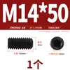 Tornillos de Cabeza Hexagonal Grado 12.9 con Extremo Cóncavo, Tornillos Prisioneros Sin Cabeza, Tornillo Superior para Máquina M3M4M5M6M8M10M12 Mm