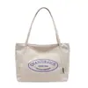 Bolsa Tote Simples Estilo Coreano 25 Novidades Transfronteiriça para Mulheres, Bolsa de Ombro Grande Capacidade para o Dia a Dia, Bolsa de Mão de Nylon Versátil e Fashion